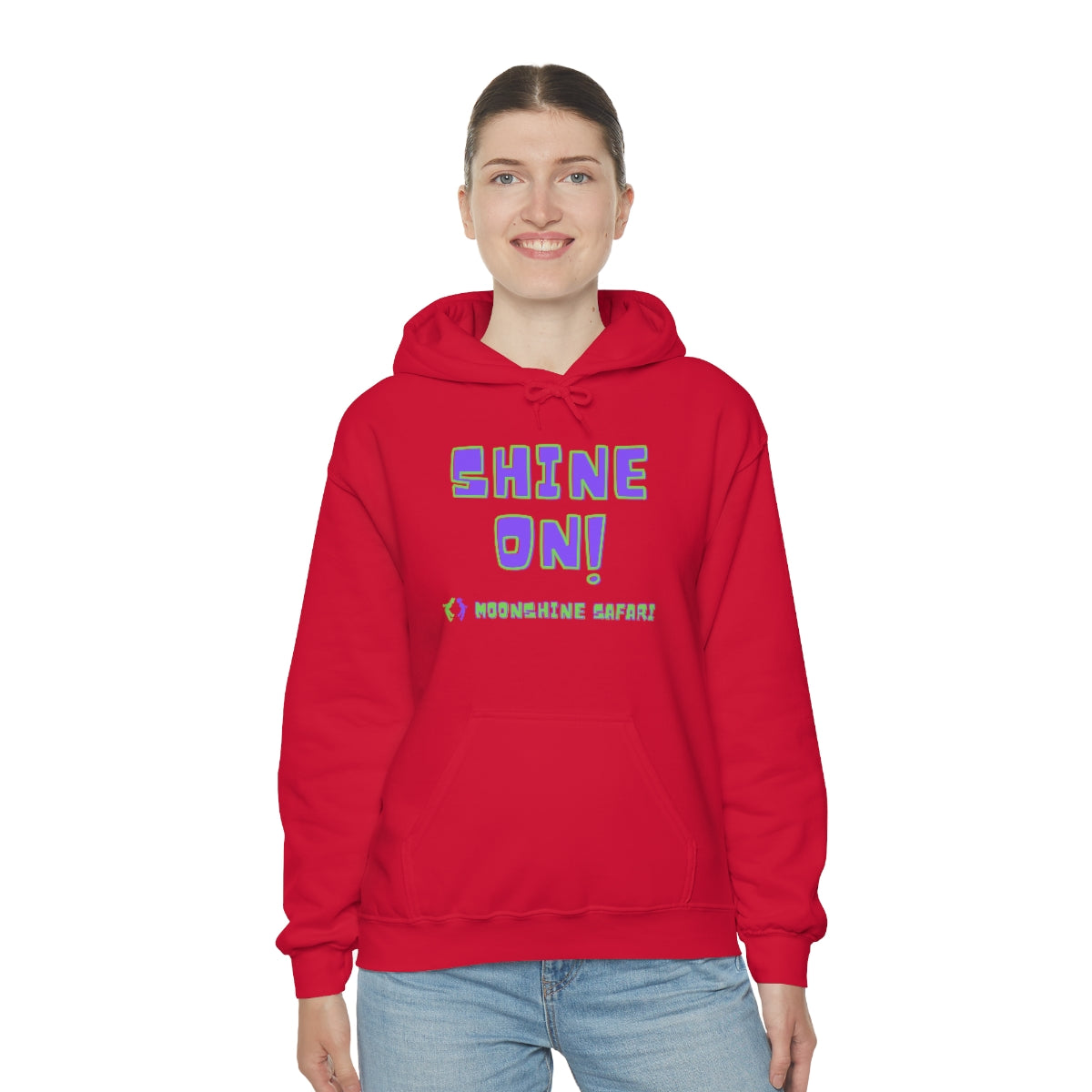 MoonShine Safari Shine On Unisex Heavy Blend™ Hooded Sweatshirt