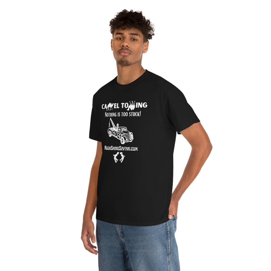 MoonShine Safari Camel Towing Unisex Heavy Cotton Tee