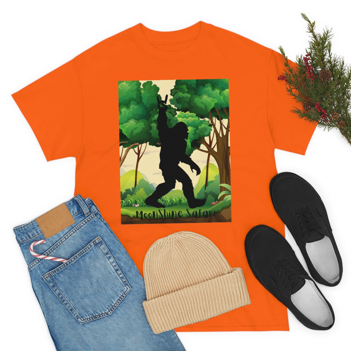 MoonShine Safari Squatch Unisex Heavy Cotton Tee