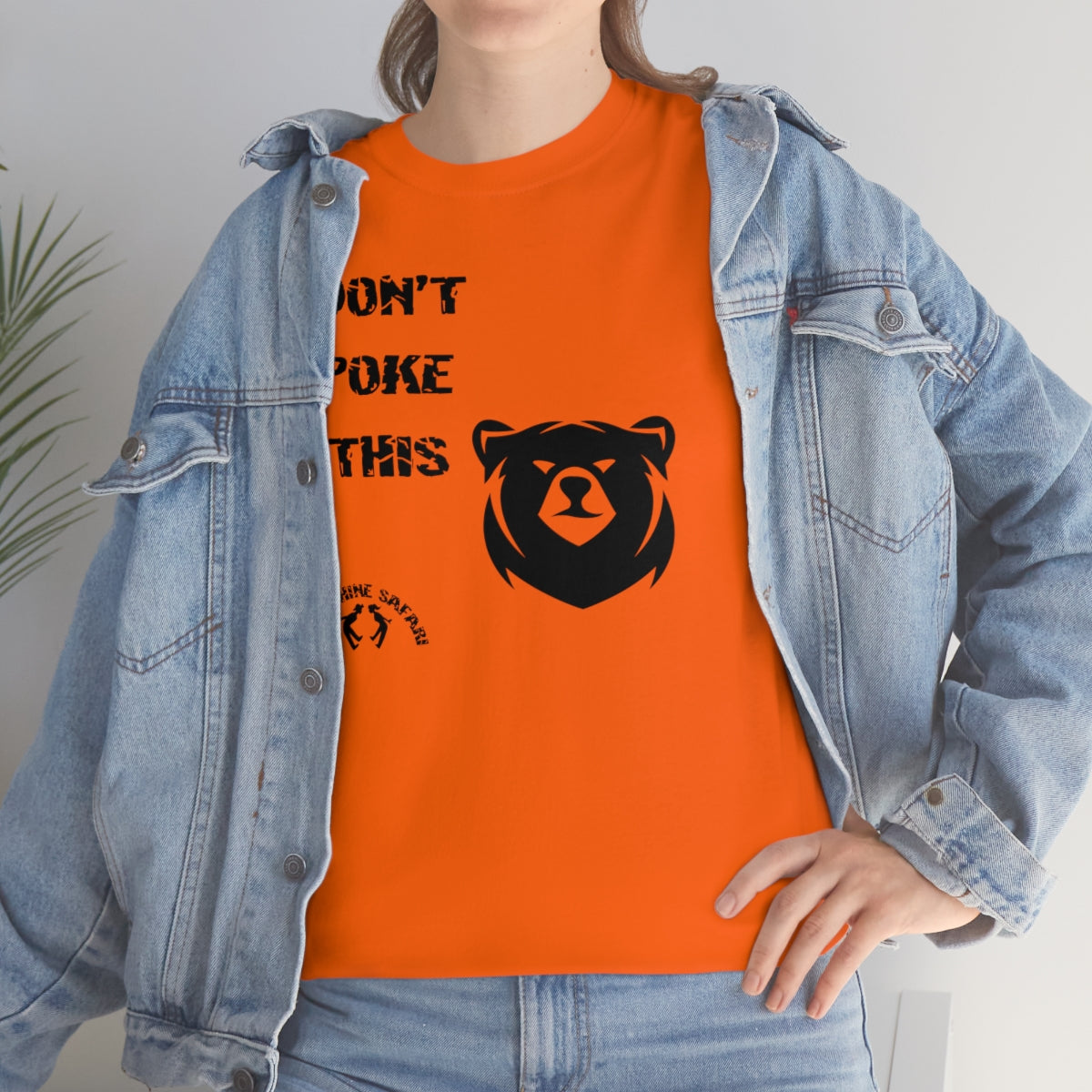 MoonShine Safari Dont Poke Unisex Heavy Cotton Tee