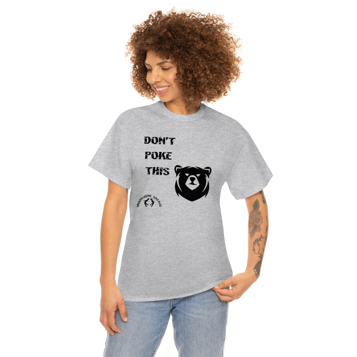 MoonShine Safari Dont Poke Unisex Heavy Cotton Tee