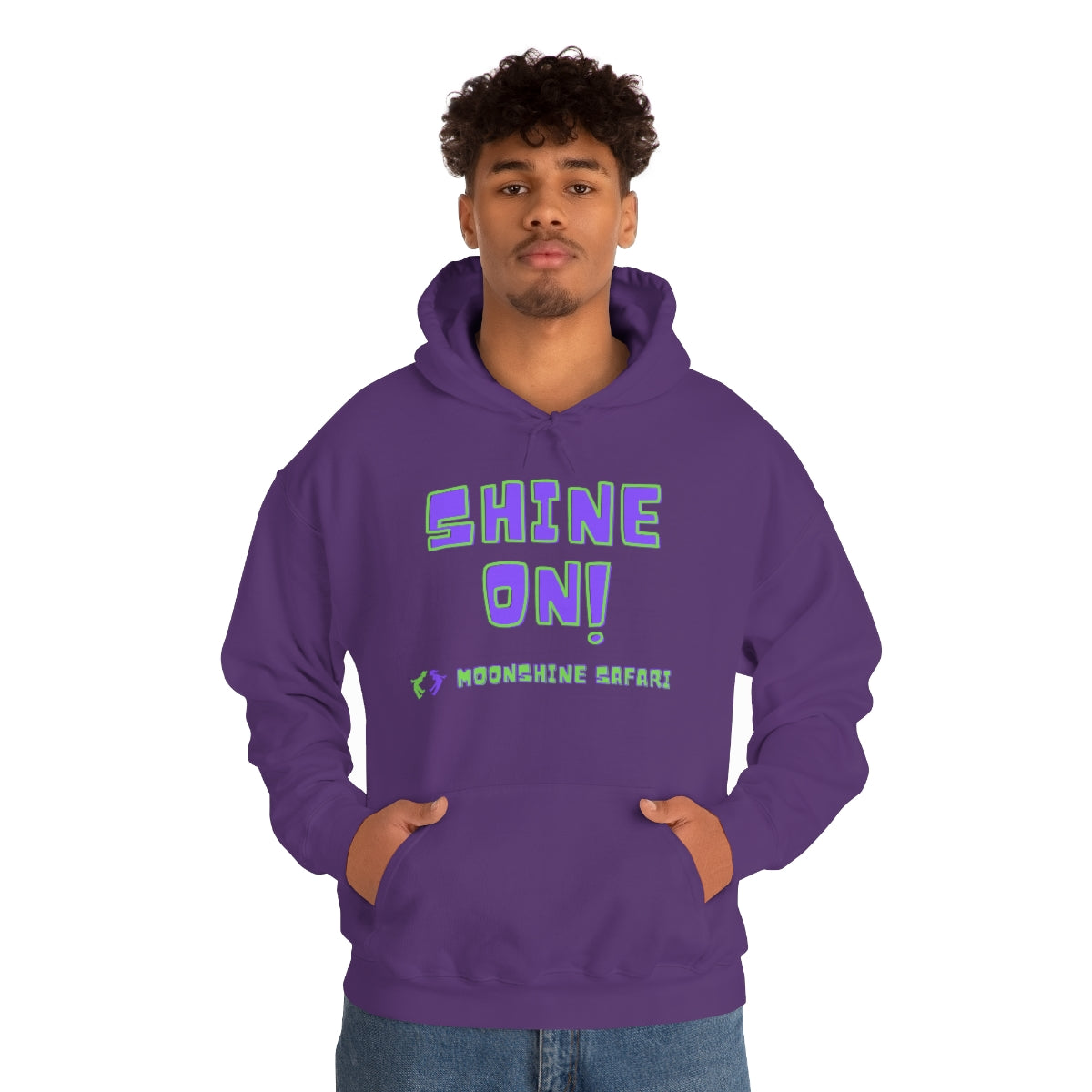 MoonShine Safari Shine On Unisex Heavy Blend™ Hooded Sweatshirt