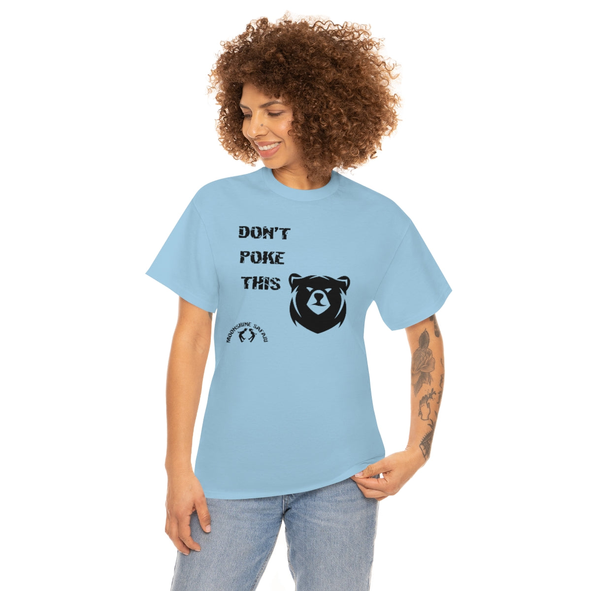 MoonShine Safari Dont Poke Unisex Heavy Cotton Tee