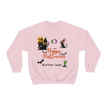 MoonShine Safari Halloween Unisex Heavy Blend™ Crewneck Sweatshirt