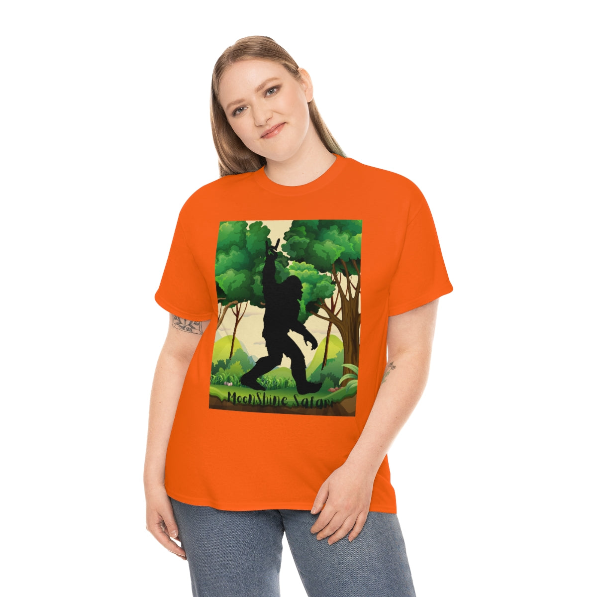 MoonShine Safari Squatch Unisex Heavy Cotton Tee