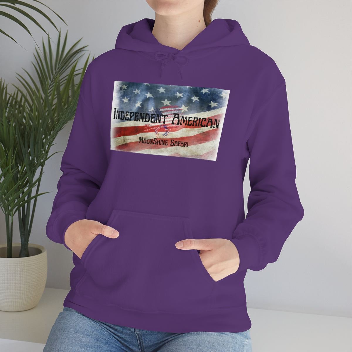 MoonShine Safari Independent American Unisex Heavy Blend™ Hooded Sweatshirt