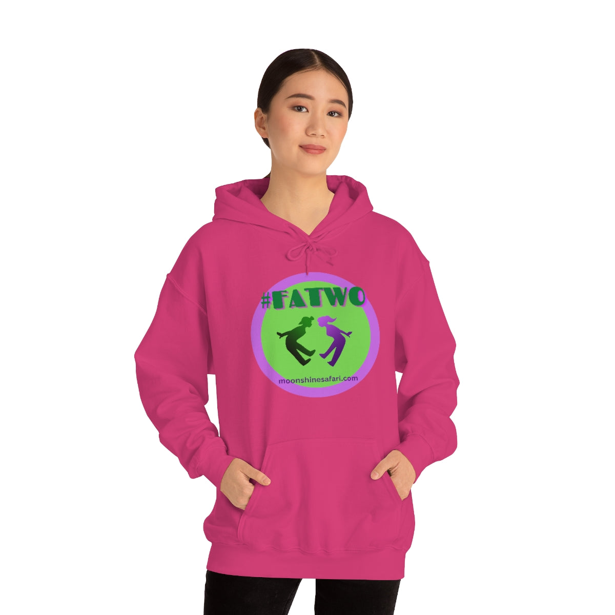 #FATWO MoonShine Safari Unisex Heavy Blend™ Hooded Sweatshirt