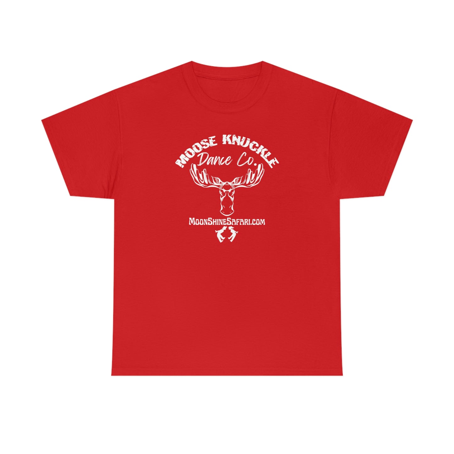 MoonShine Safari Moose Knuckle Dance Co Unisex Heavy Cotton Tee