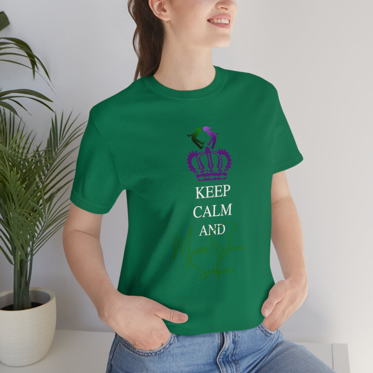 MoonShine Safari Keep Calm Unisex Jersey Short Sleeve Tee