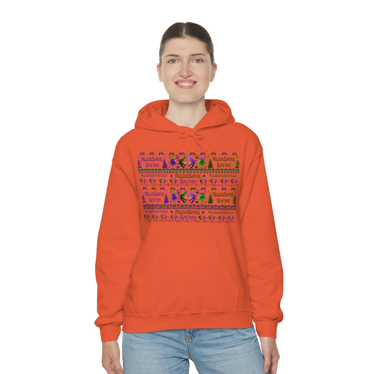 MoonShine Safari Un-holiday Unisex Heavy Blend™ Hooded Sweatshirt