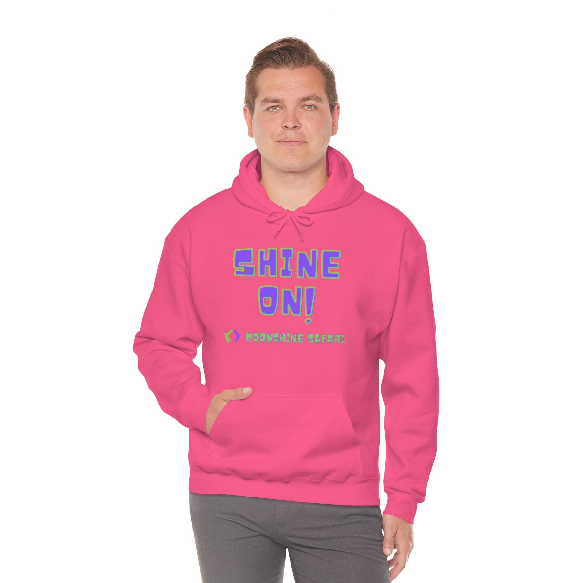 MoonShine Safari Shine On Unisex Heavy Blend™ Hooded Sweatshirt