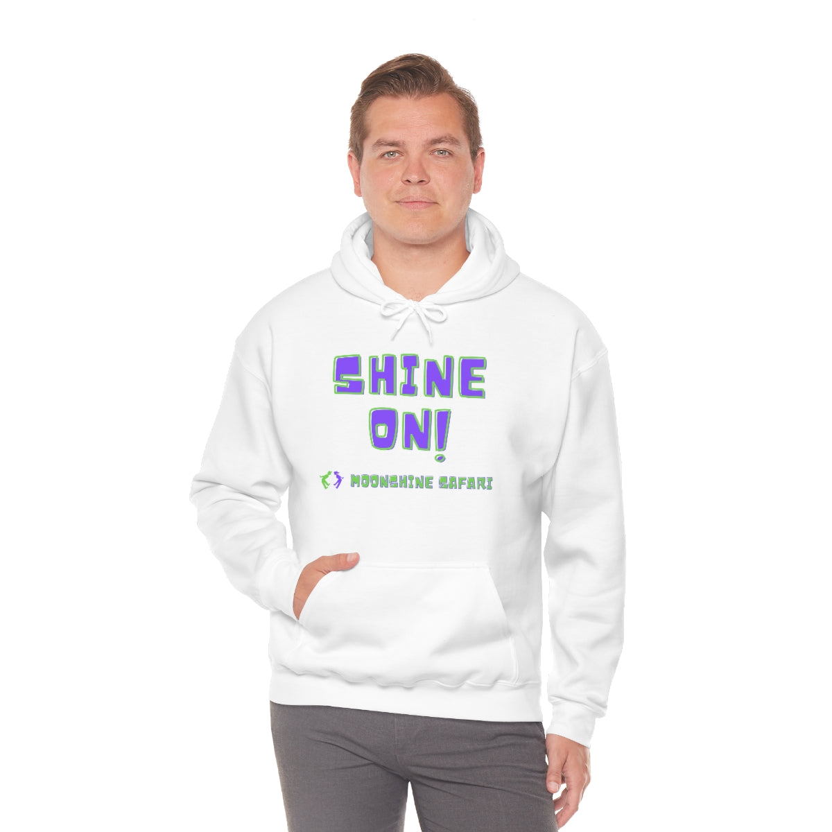 MoonShine Safari Shine On Unisex Heavy Blend™ Hooded Sweatshirt