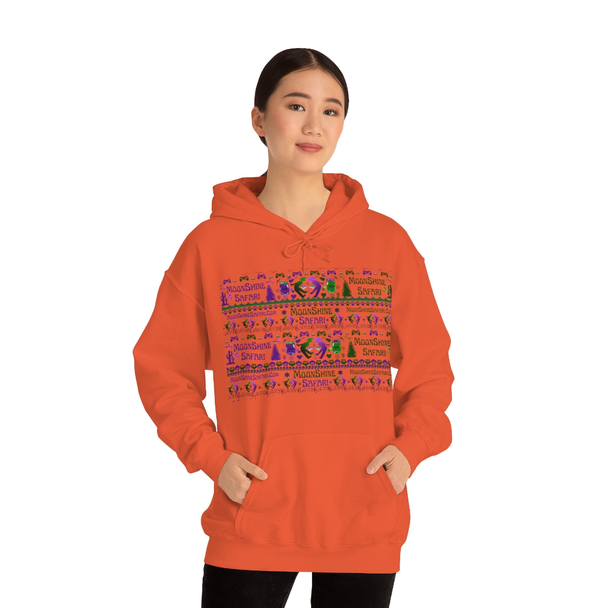 MoonShine Safari Un-holiday Unisex Heavy Blend™ Hooded Sweatshirt