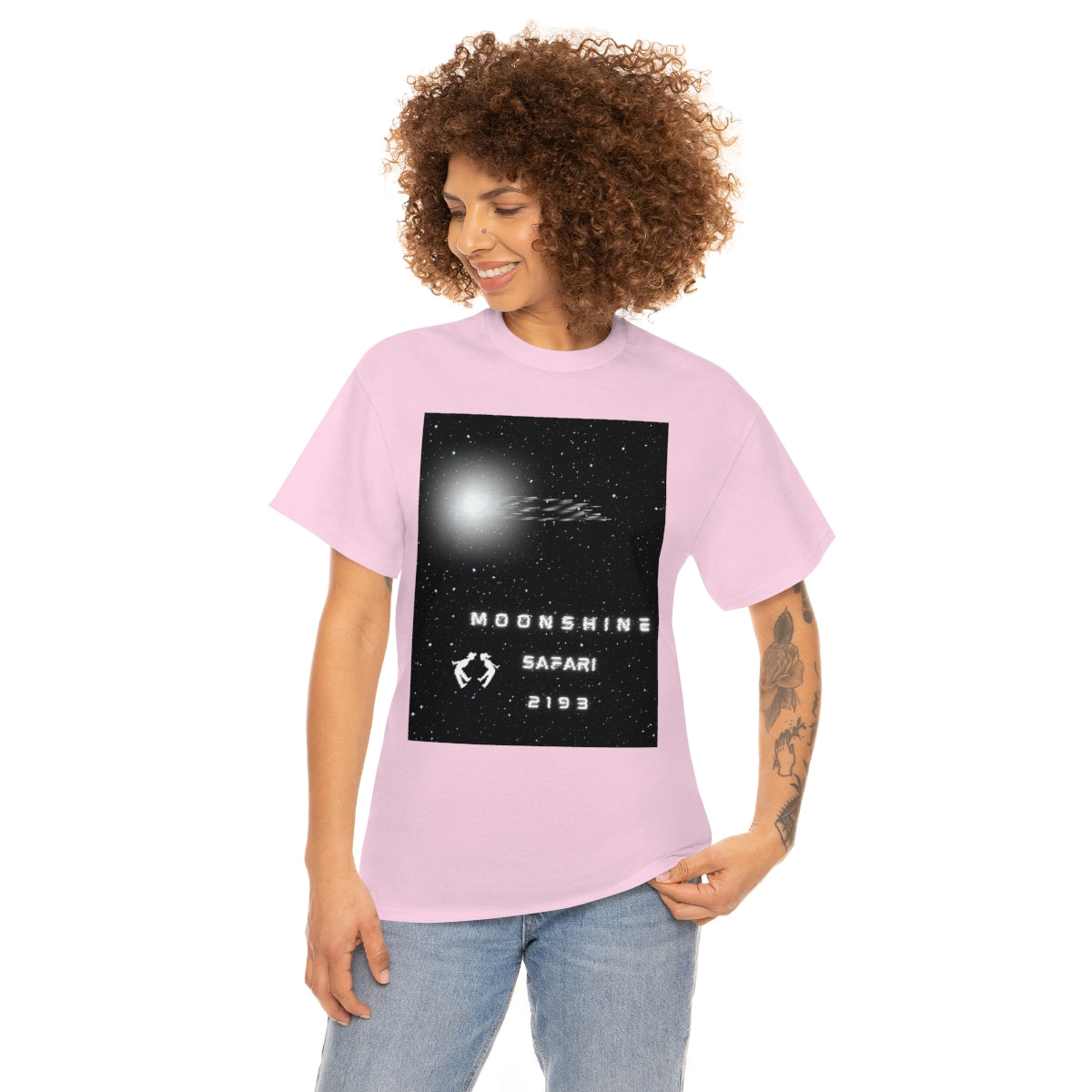 MoonShine Safari Spaceship Unisex Heavy Cotton Tee