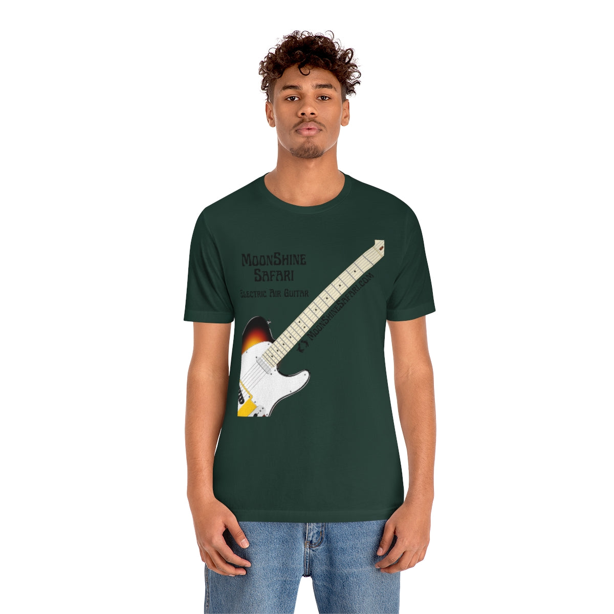 MoonShine Safari Air Electric Guitar Unisex Jersey Short Sleeve Tee