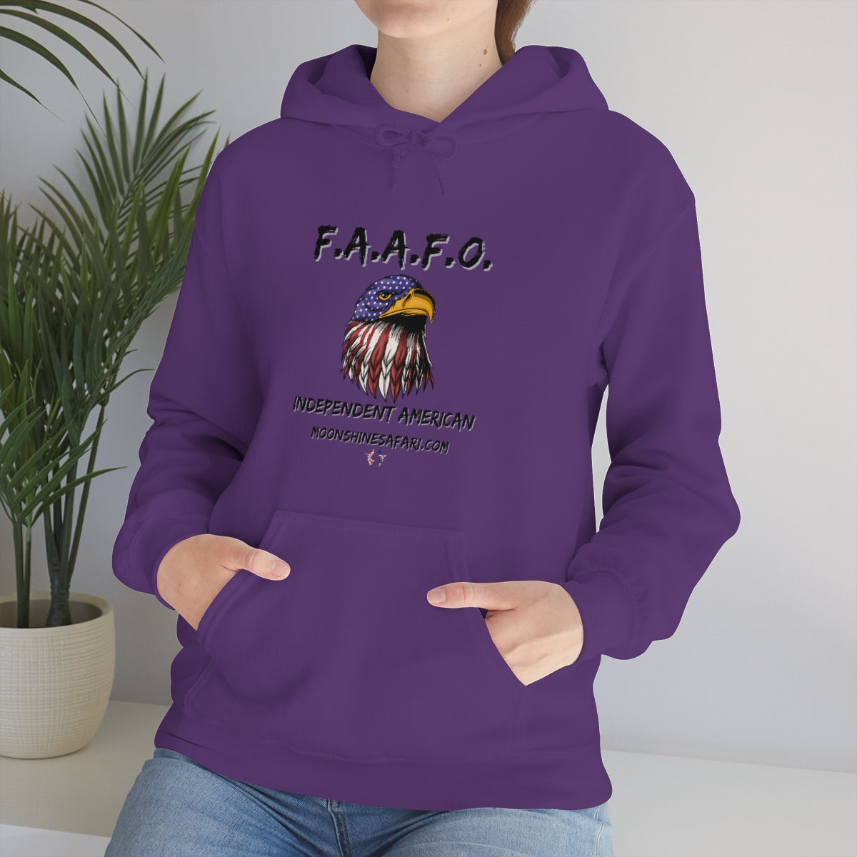 MoonShine Safari F.A.A.F.O. Unisex Heavy Blend™ Hooded Sweatshirt