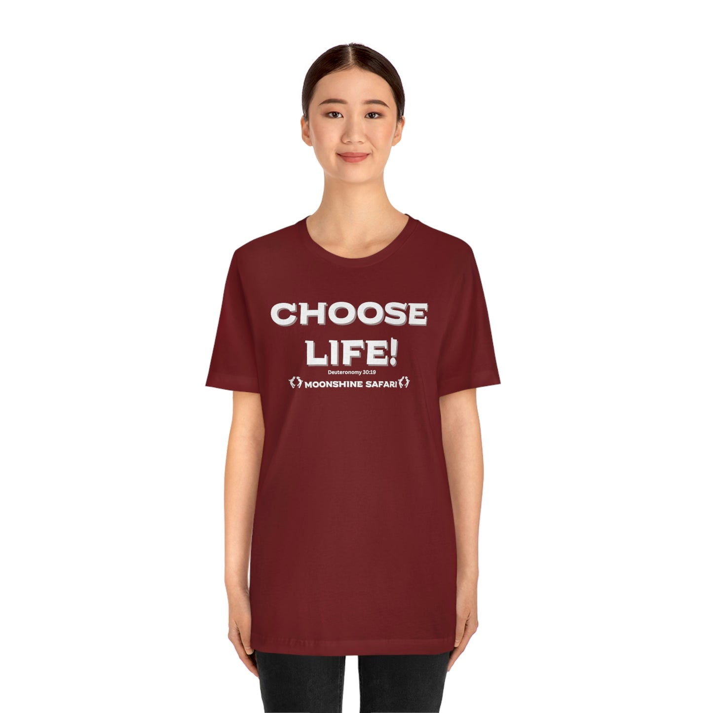 MoonShine Safari Choose Life! Unisex Jersey Short Sleeve Tee