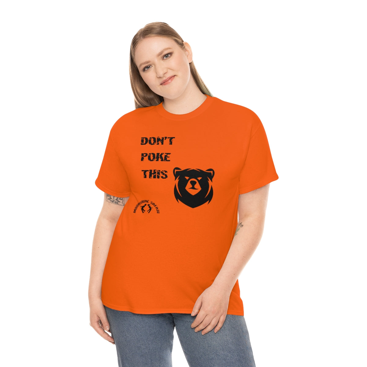 MoonShine Safari Dont Poke Unisex Heavy Cotton Tee