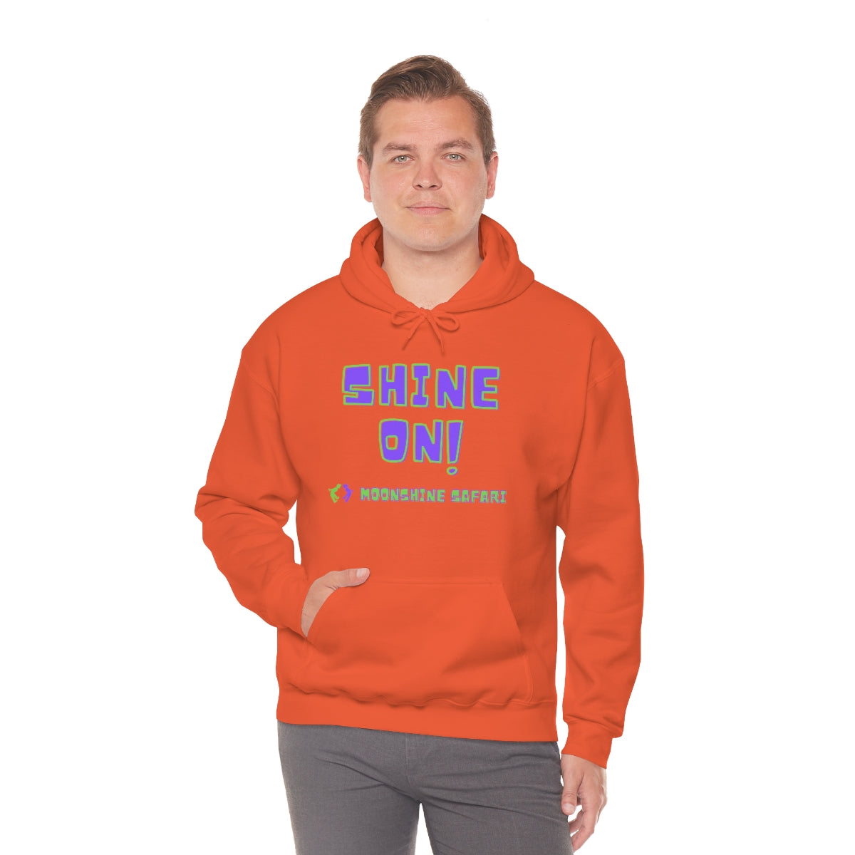 MoonShine Safari Shine On Unisex Heavy Blend™ Hooded Sweatshirt