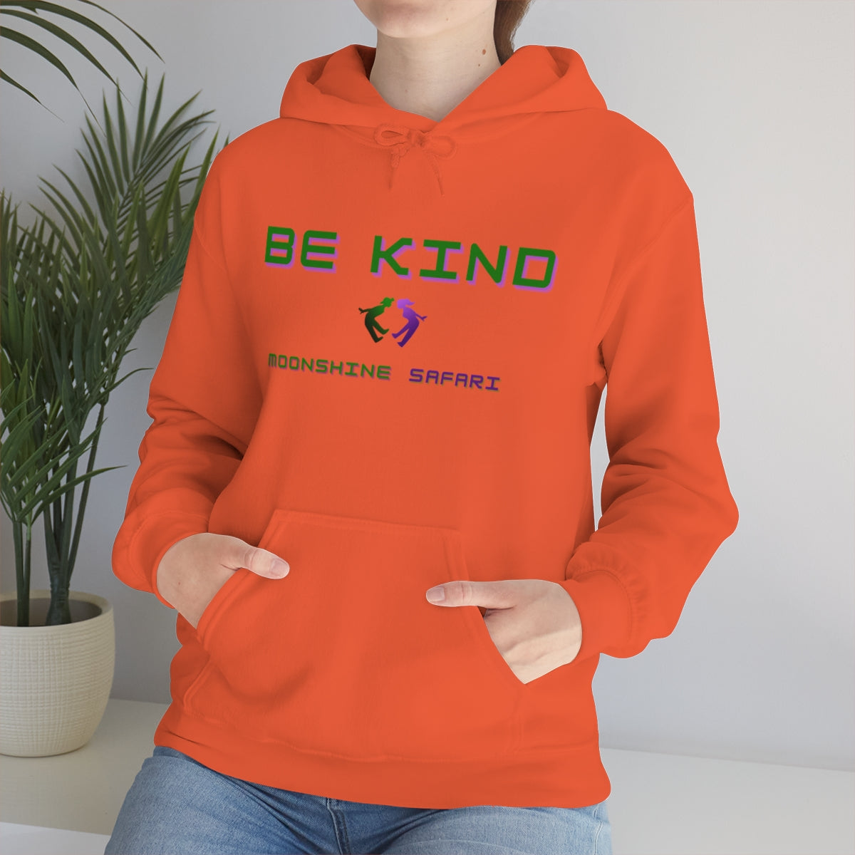 MoonShine Safari Be Kind Unisex Heavy Blend™ Hooded Sweatshirt