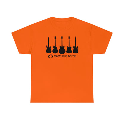 MoonShine Safari Electric Guitar Pillars Unisex Heavy Cotton Tee