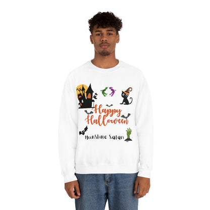 MoonShine Safari Halloween Unisex Heavy Blend™ Crewneck Sweatshirt