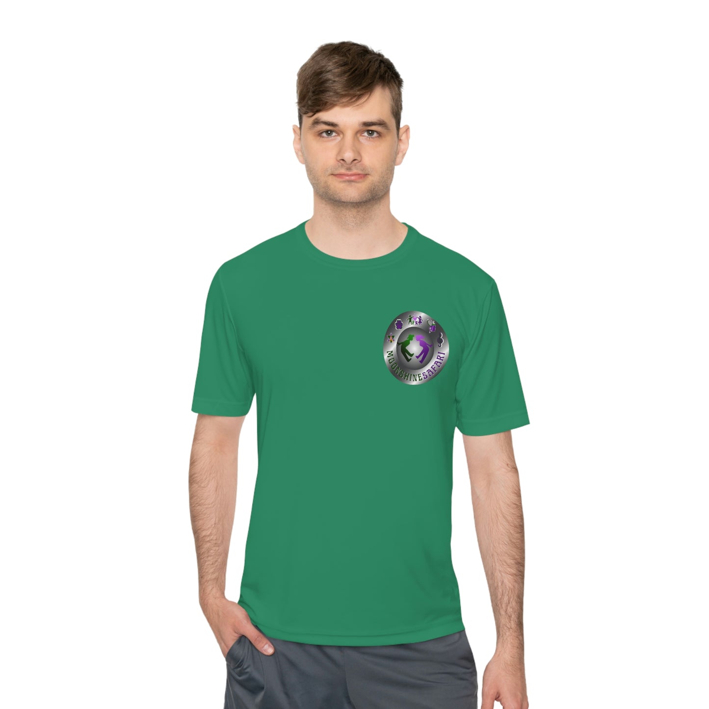 MoonShine Safari Logo Unisex Moisture Absorbing Tee