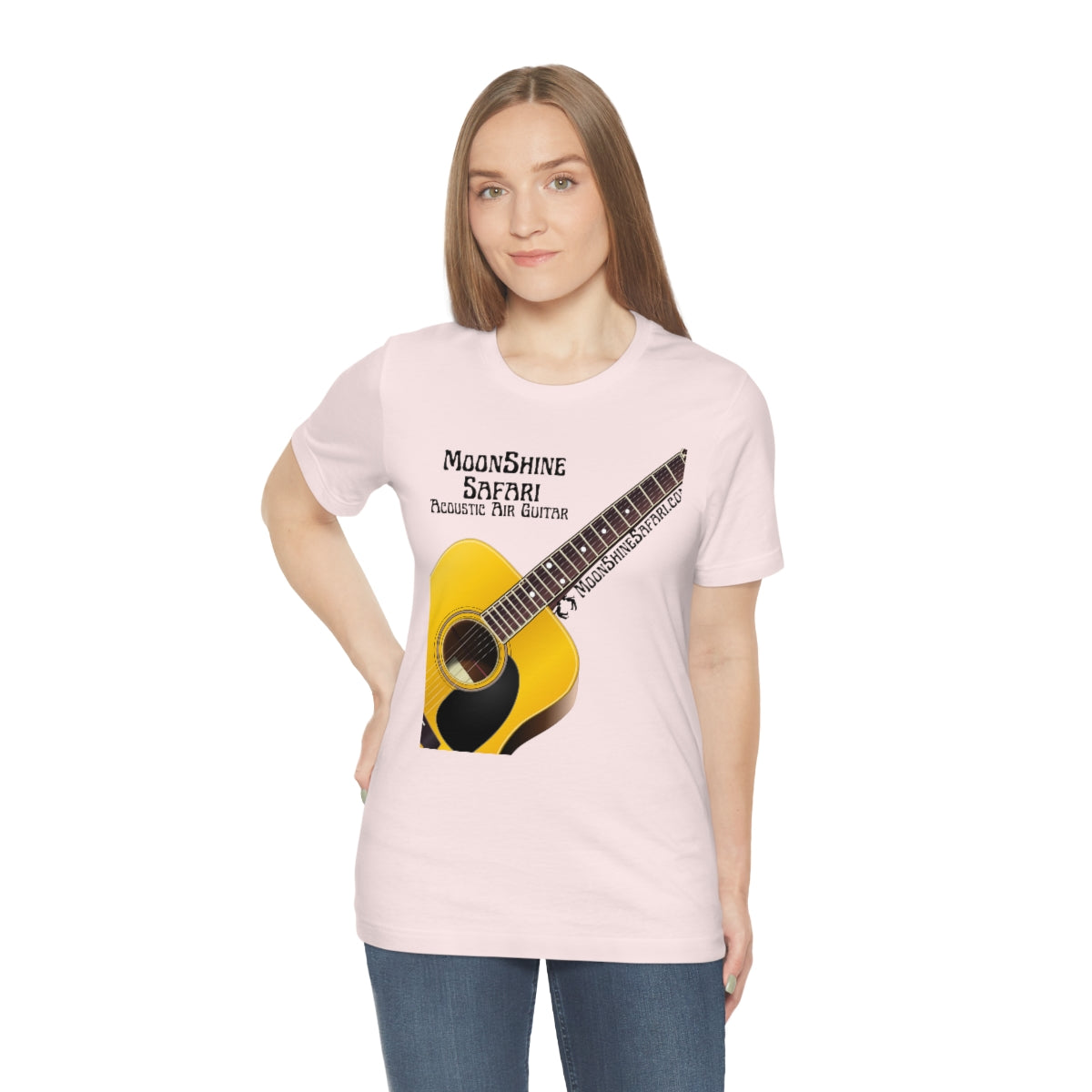 MoonShine Safari Air Acoustic Guitar Unisex Jersey Short Sleeve Tee