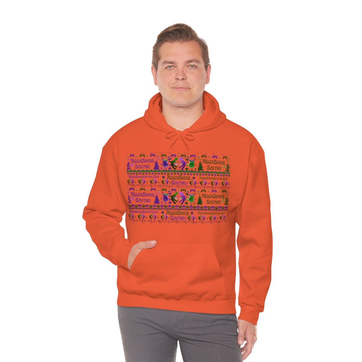 MoonShine Safari Un-holiday Unisex Heavy Blend™ Hooded Sweatshirt