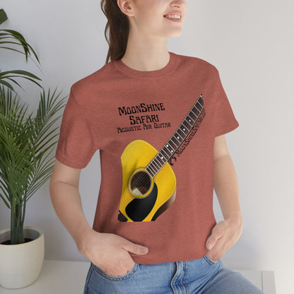 MoonShine Safari Air Acoustic Guitar Unisex Jersey Short Sleeve Tee