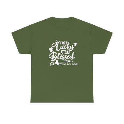 MoonShine Safari Blessed Not Lucky Unisex Heavy Cotton Tee