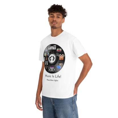 MoonShine Safari Music is Life Unisex Heavy Cotton Tee