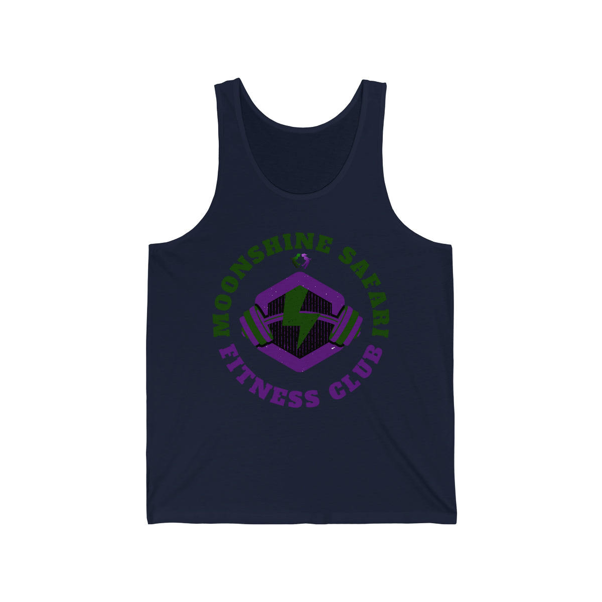 MoonShine Safari Fitness Center Unisex Jersey Tank