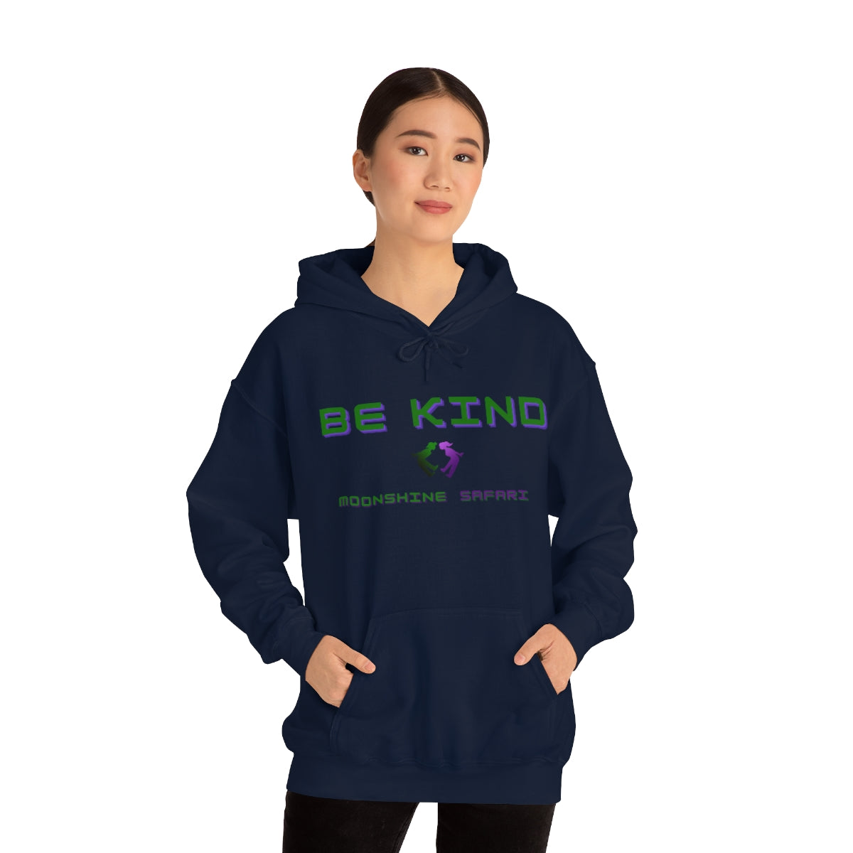 MoonShine Safari Be Kind Unisex Heavy Blend™ Hooded Sweatshirt