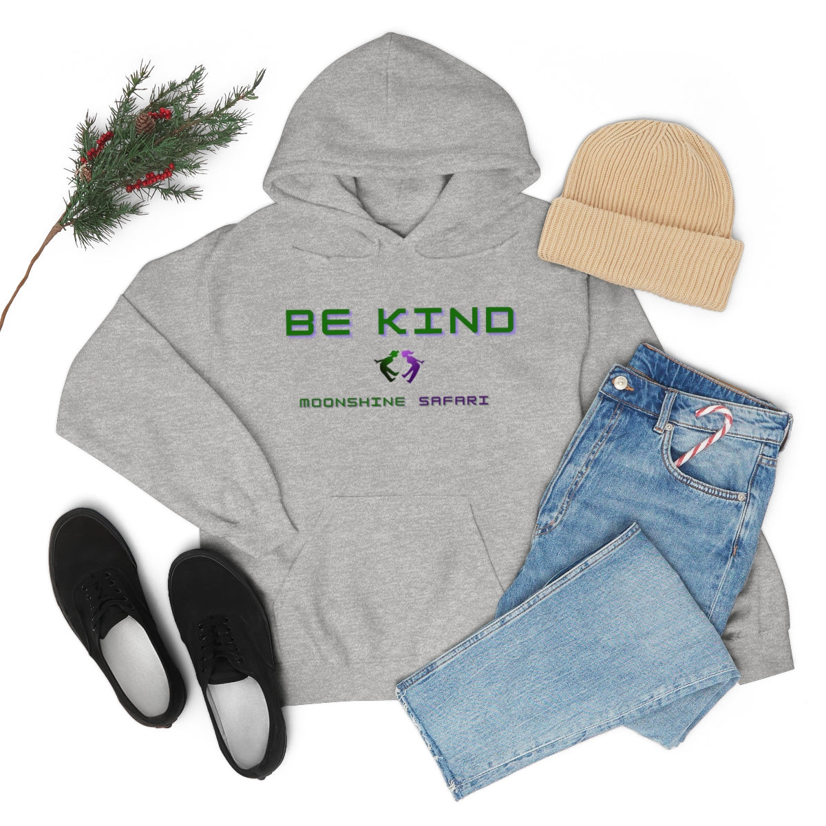 MoonShine Safari Be Kind Unisex Heavy Blend™ Hooded Sweatshirt