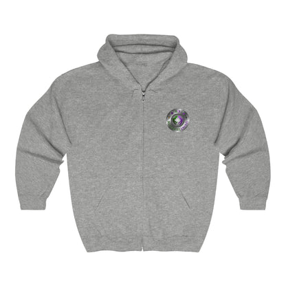 MoonShine Safari OG + Medallion Unisex Heavy Blend™ Full Zip Hooded Sweatshirt