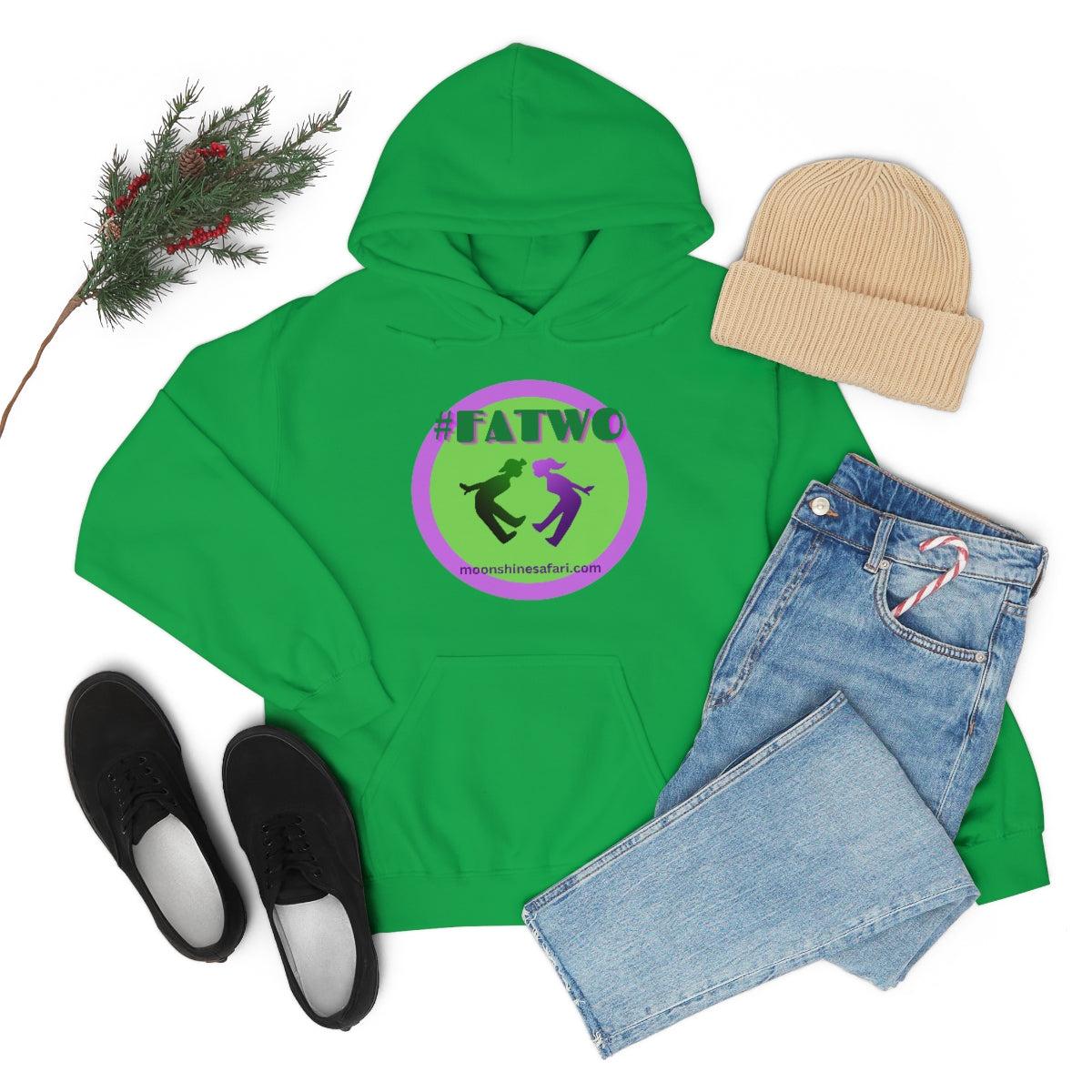 #FATWO MoonShine Safari Unisex Heavy Blend™ Hooded Sweatshirt