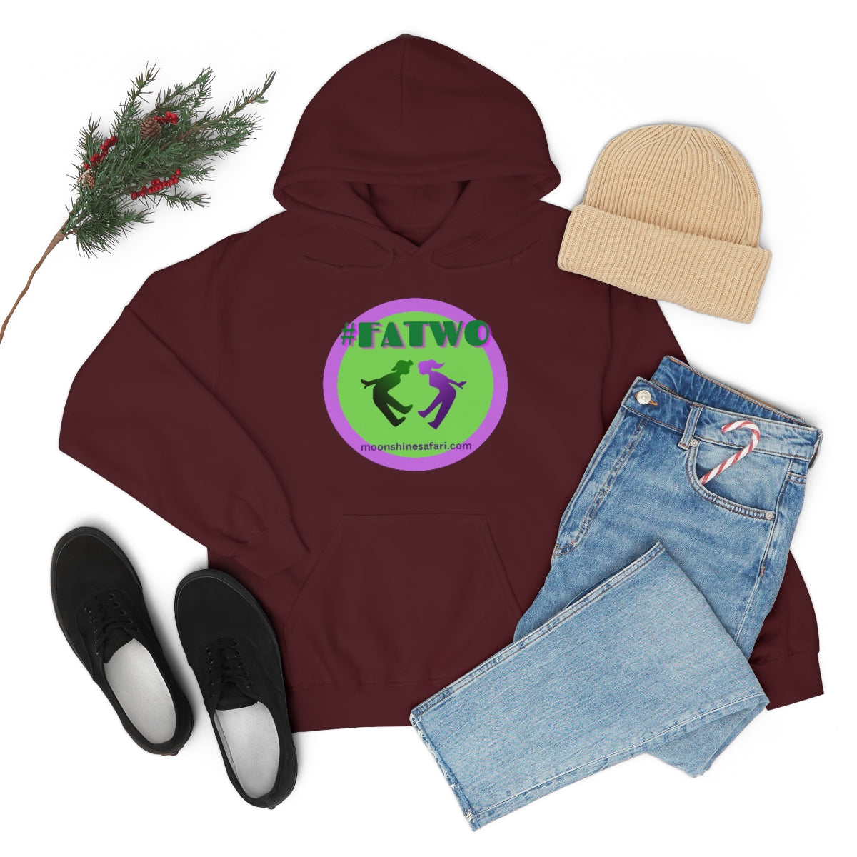 #FATWO MoonShine Safari Unisex Heavy Blend™ Hooded Sweatshirt