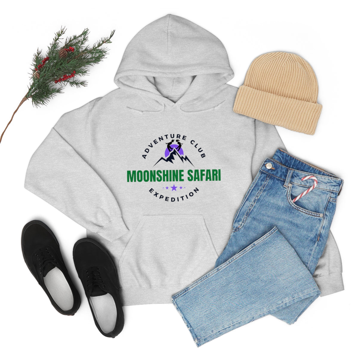 MoonShine Safari Expedition Unisex Heavy Blend™ Hooded Sweatshirt