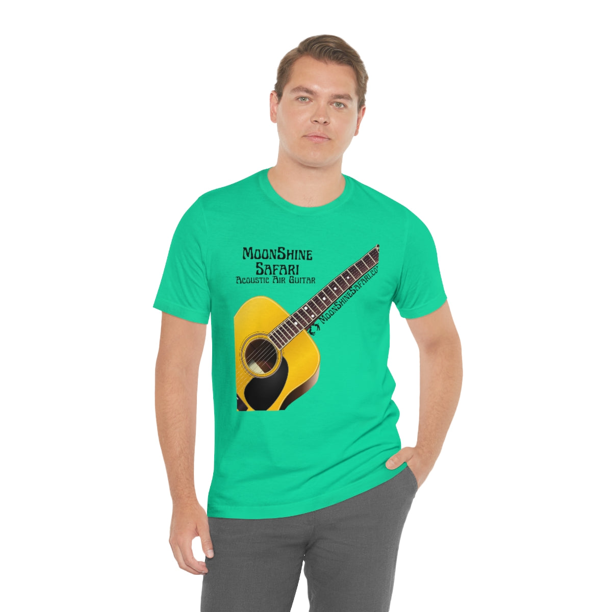 MoonShine Safari Air Acoustic Guitar Unisex Jersey Short Sleeve Tee