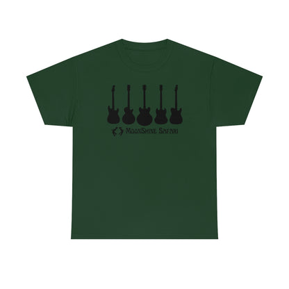 MoonShine Safari Electric Guitar Pillars Unisex Heavy Cotton Tee