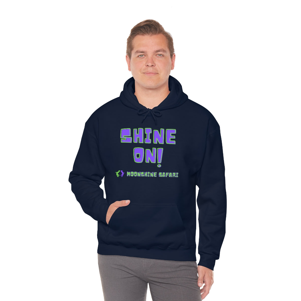 MoonShine Safari Shine On Unisex Heavy Blend™ Hooded Sweatshirt