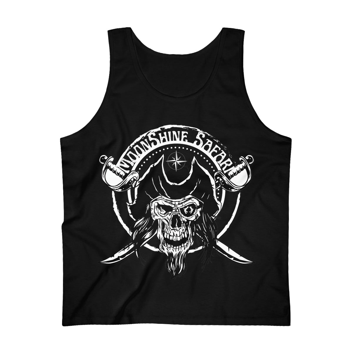 MoonShine Safari Pirate Skull Men's Ultra Cotton Tank Top