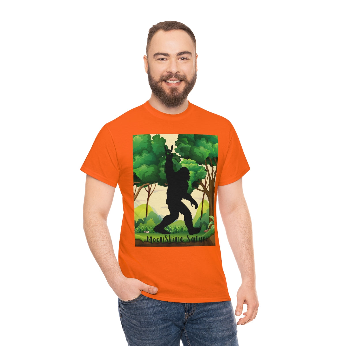 MoonShine Safari Squatch Unisex Heavy Cotton Tee