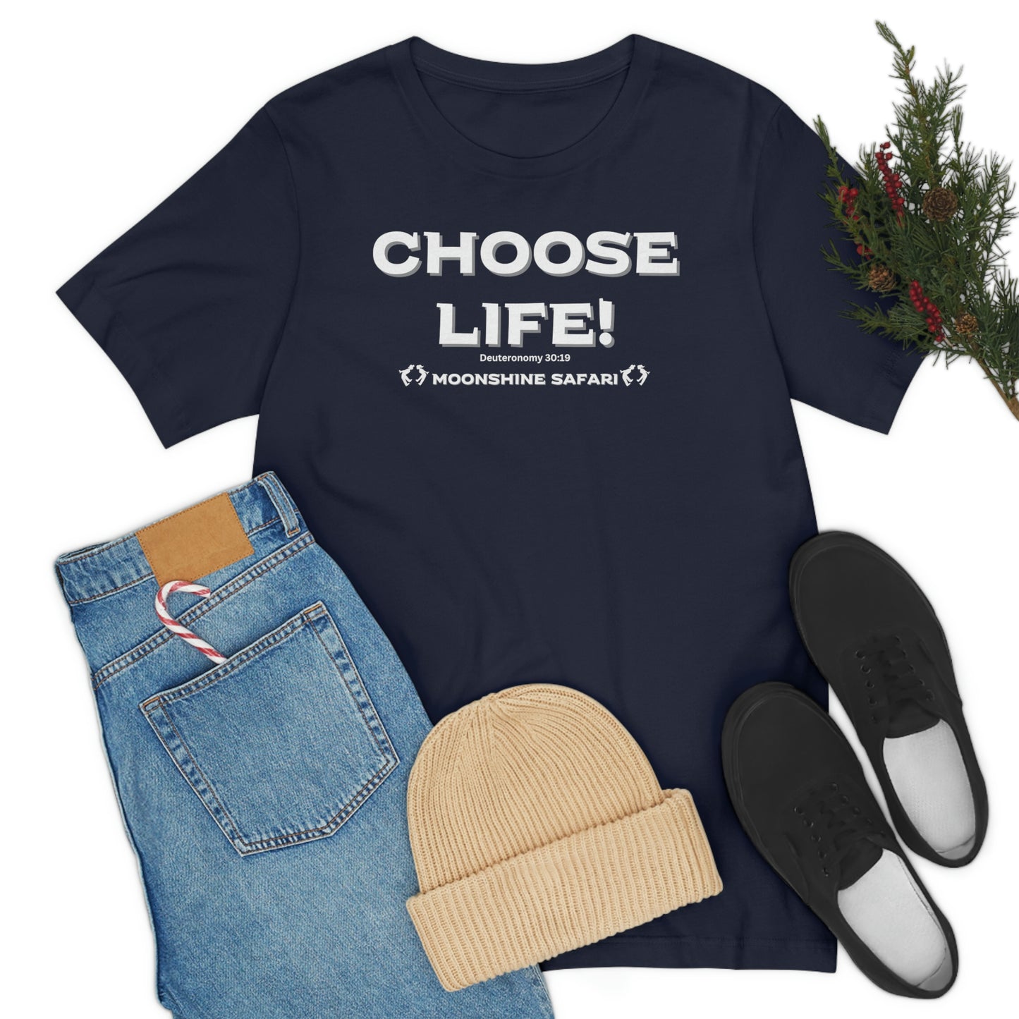 MoonShine Safari Choose Life! Unisex Jersey Short Sleeve Tee