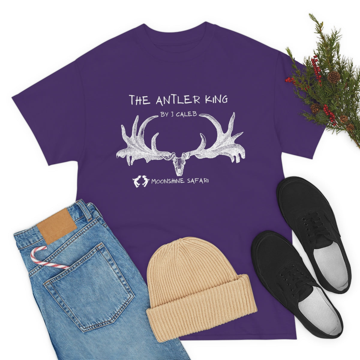 Antler King by J Caleb Unisex Heavy Cotton Tee