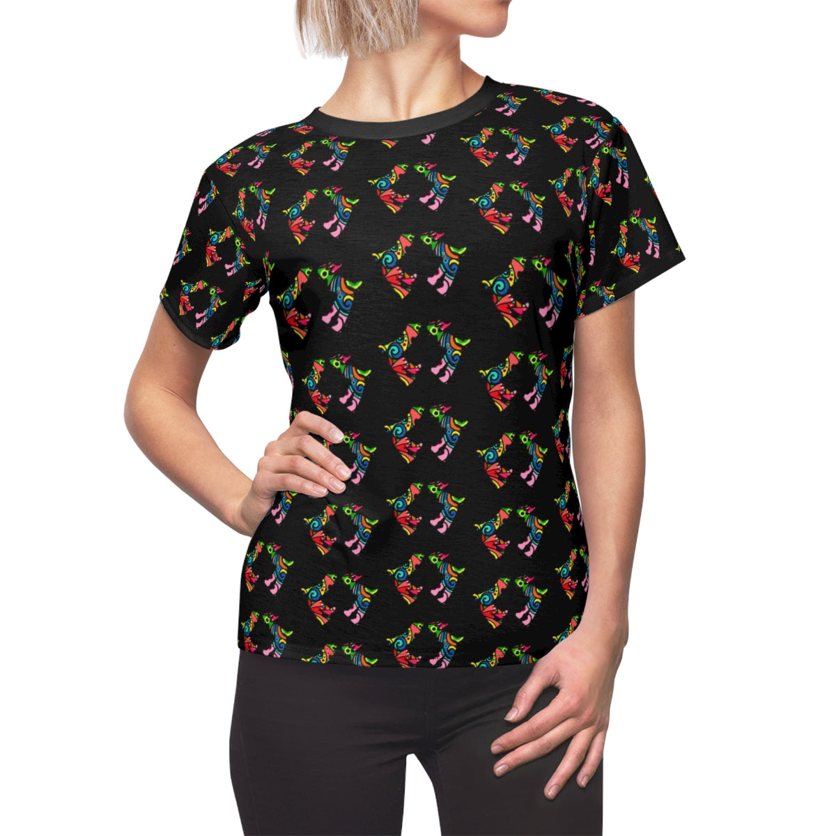 MoonShine Safari Tropical Women's AOP Cut & Sew Tee