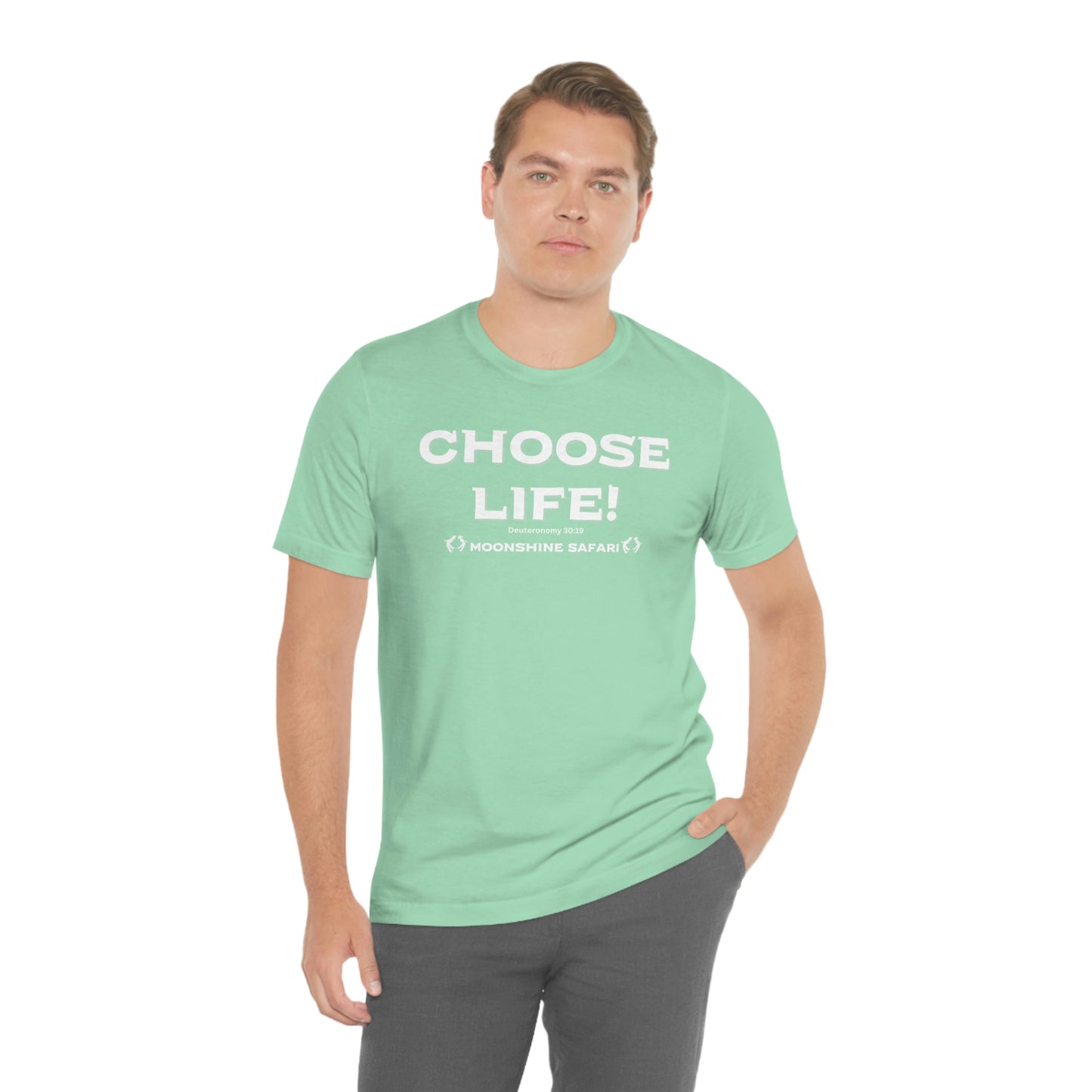 MoonShine Safari Choose Life! Unisex Jersey Short Sleeve Tee