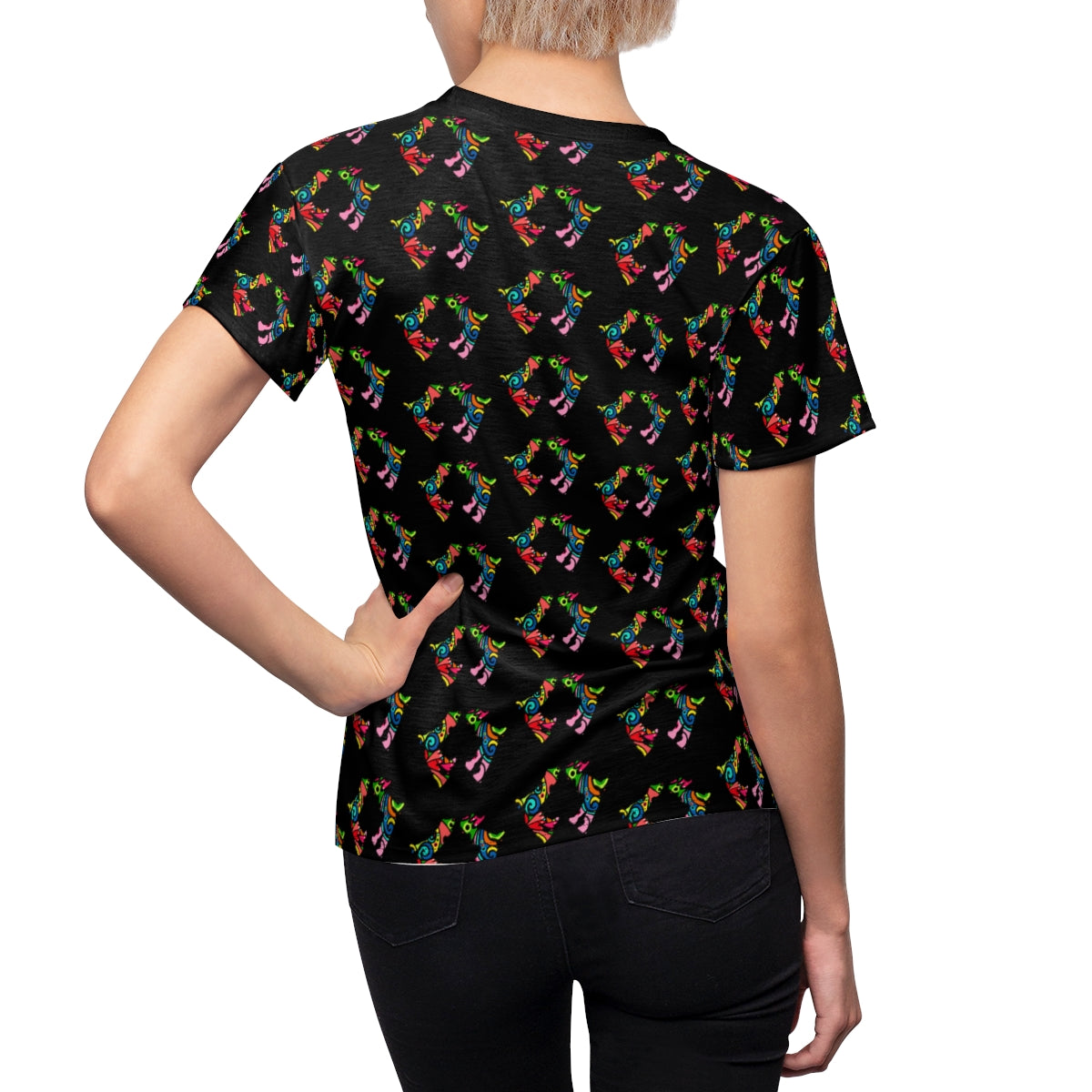 MoonShine Safari Tropical Women's AOP Cut & Sew Tee