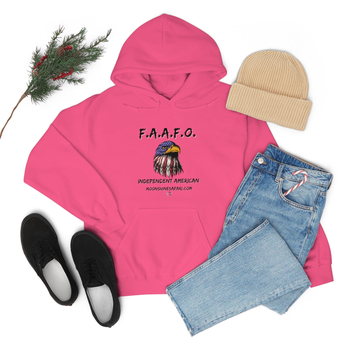 MoonShine Safari F.A.A.F.O. Unisex Heavy Blend™ Hooded Sweatshirt